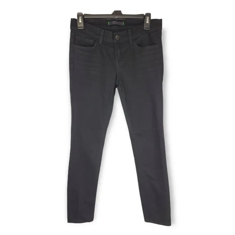 J Brand Jett Pencil Skinny Jeans Women's 26 Black‎